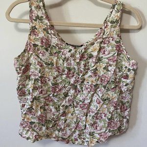 Vintage Floral Tank Top